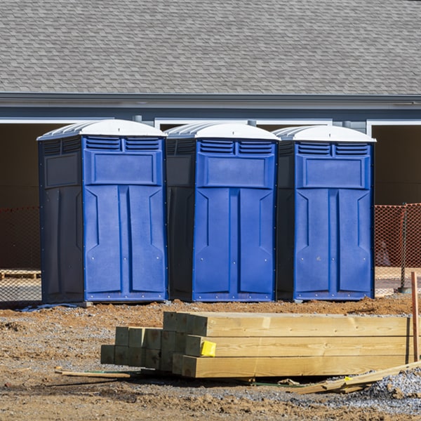 are there any restrictions on where i can place the porta potties during my rental period in Rayne Pennsylvania